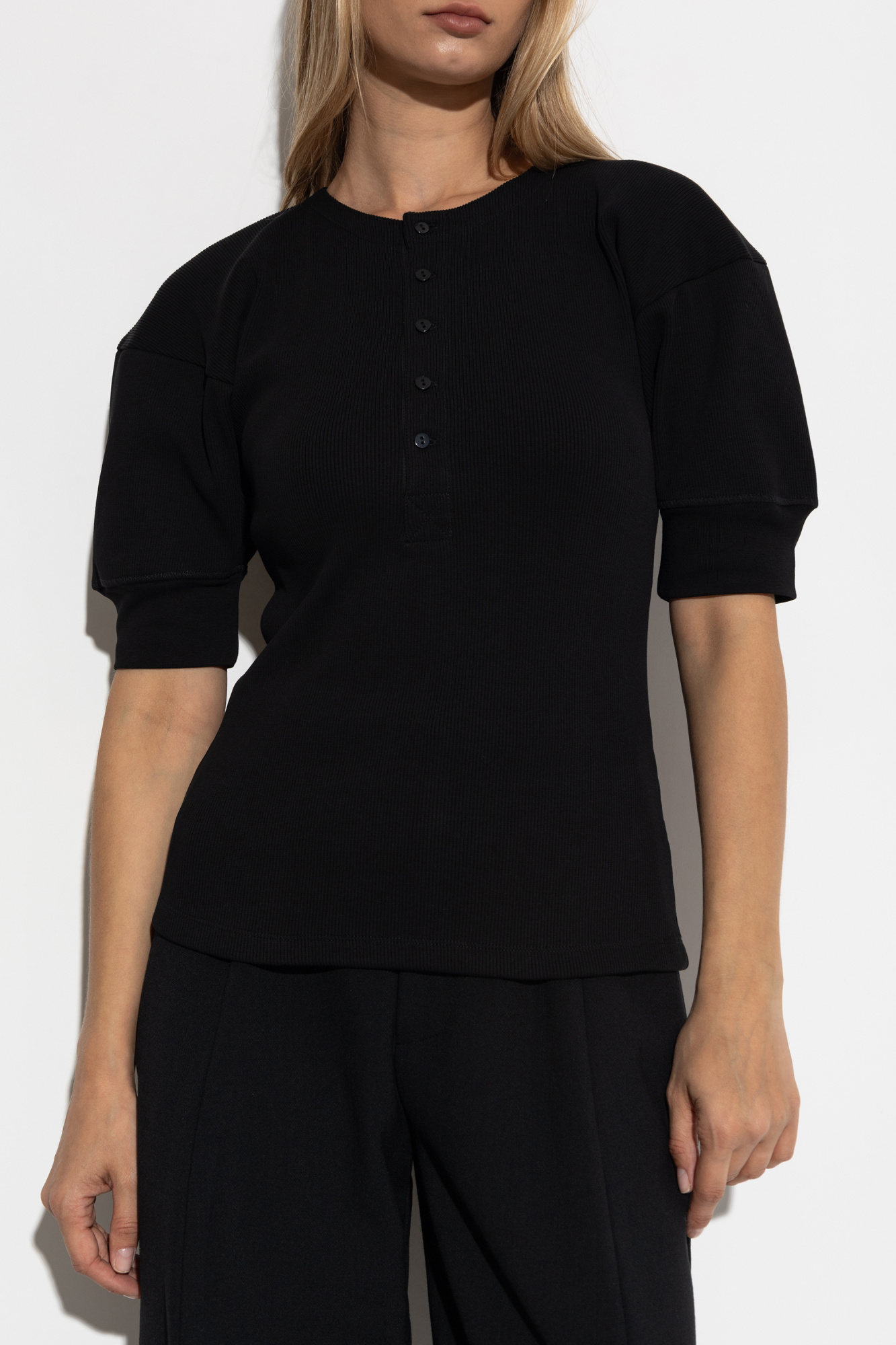 Victoria Beckham Top with a buttoned neckline | Women's
